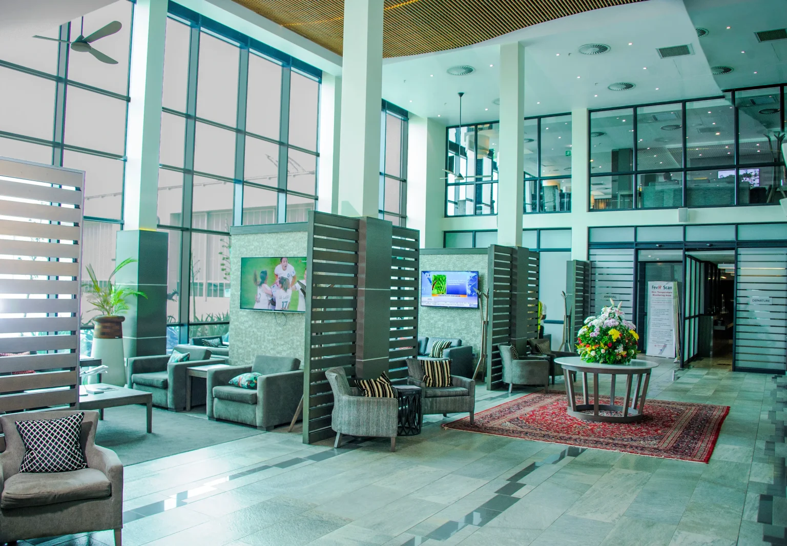 Flight support service at Lagos airport in Nigeria